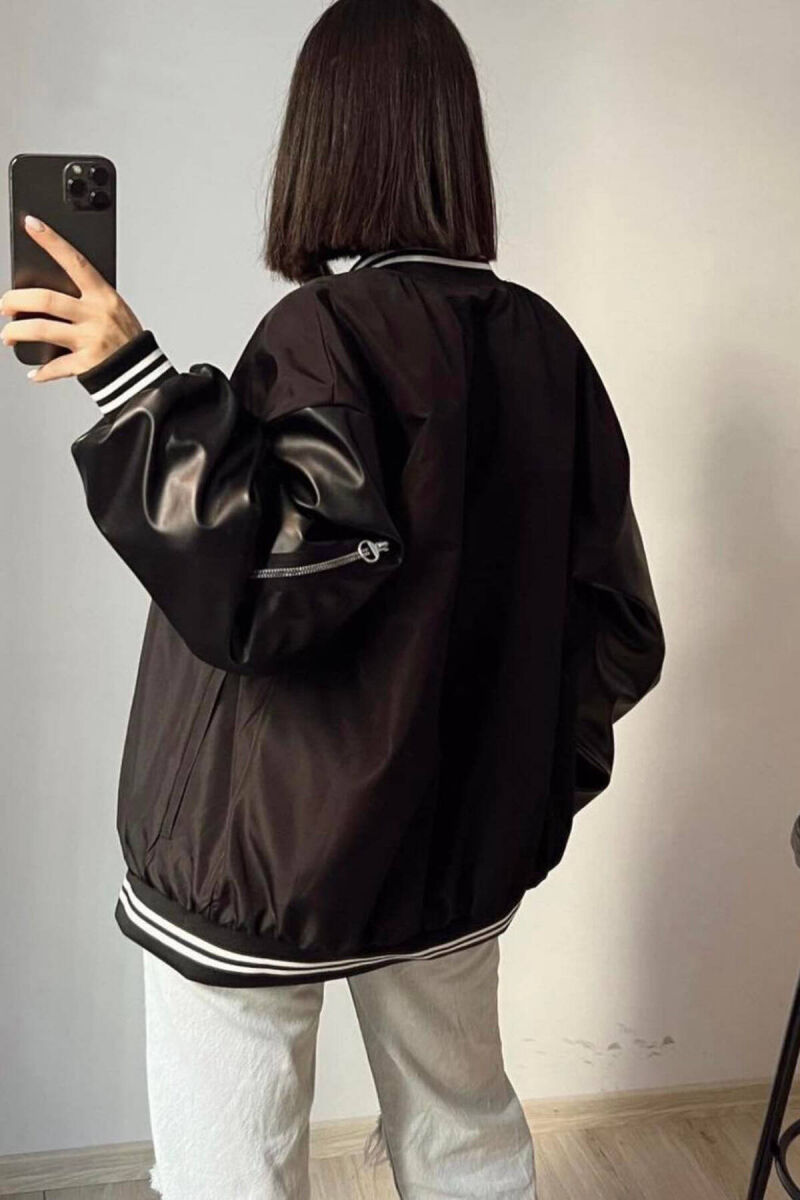COMPLEX BOMBER WOMEN JACKET BLACK/ E ZEZE - 2