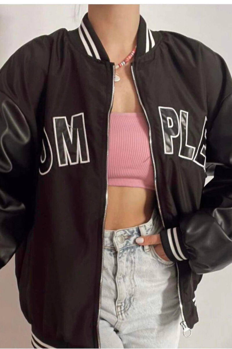 COMPLEX BOMBER WOMEN JACKET BLACK/ E ZEZE - 3