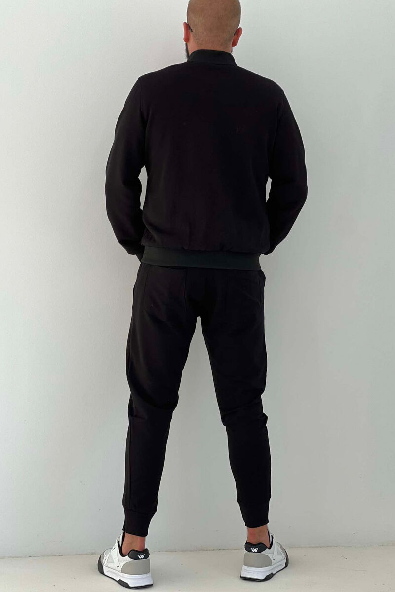 COTTON JACKET+JOGGERS MEN SET BLACK/ E ZEZE - 2