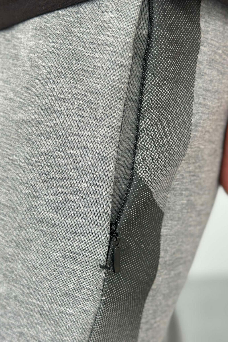 COTTON SIMPLE MEN SWEATPANTS GREY/GRI - 3