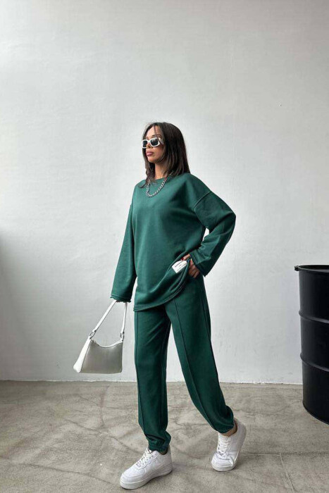 COTTON SIMPLE ONE COLOR WOMAN SET GREEN/JESHILE - 6