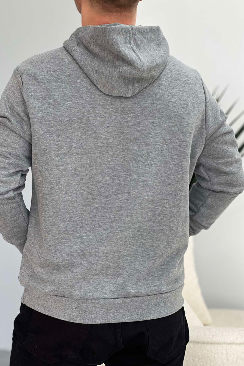 COTTON WRITTINGS MEN HOODIES GREY/GRI - 3