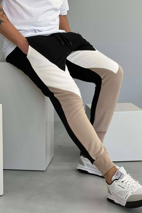 COTTON THREE DIFERRENT COLORS MEN SWEATPANTS MULTIPLE/SHNGJ - 2