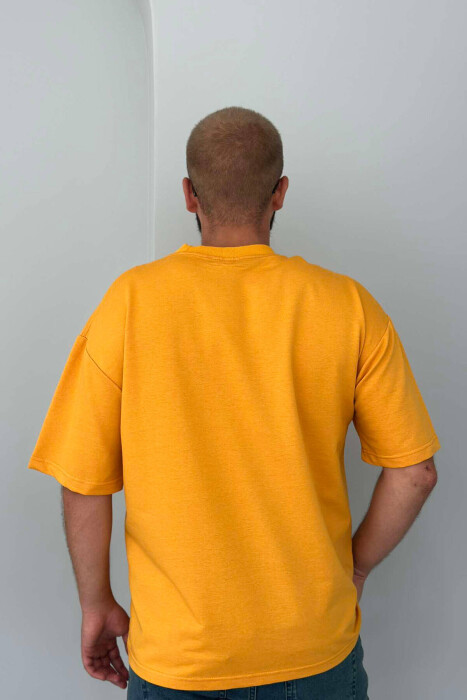 CREATIVE MEN TSHIRT MUSTARD/MUSTARDE - 2