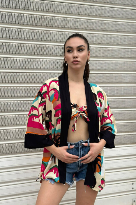 CROP + CARDIGANS MULTIPLE COLOR WOMAN SET MULTIPLE/SHNGJ - 4