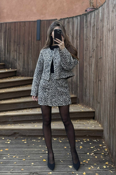 SET XHAKETE E SHKURTER LEOPARD+FUND PER FEMRA NE NGJYRE BEZHE 