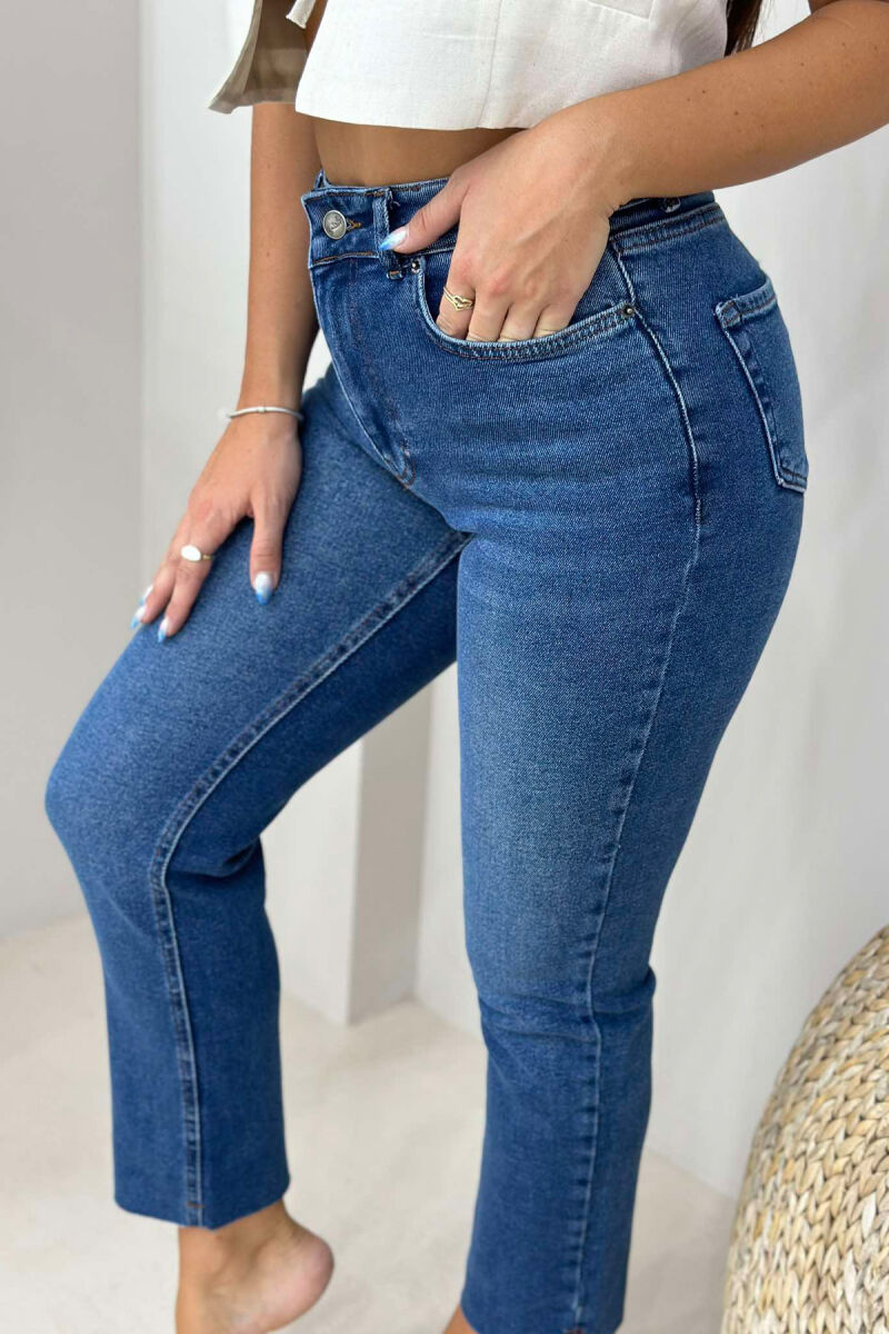 CUT OFF DENIM WOMEN JEANS BLUE/BLU - 2