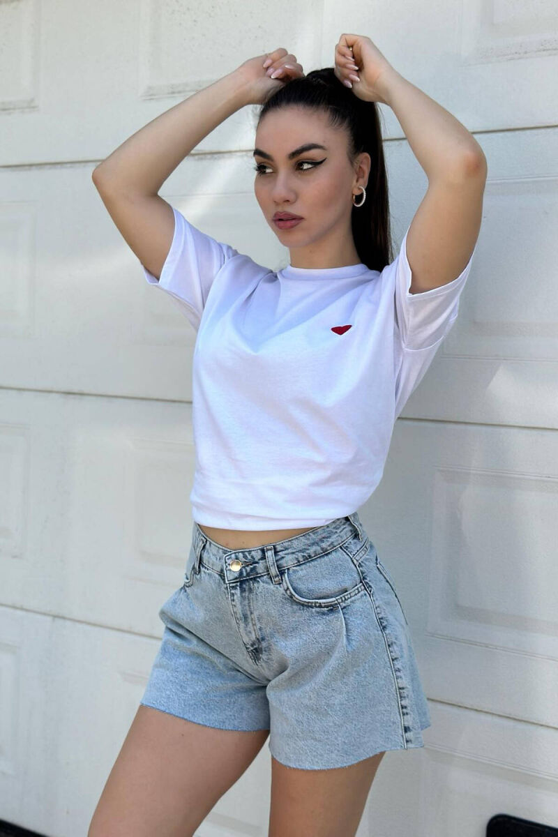 CUT-OFF SHORT WOMEN JEANS LIGHTBLUE/BZ - 4