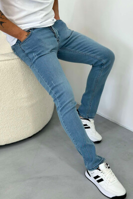 DENIM ONE COLOR MEN JEANS LIGHTBLUE/BZ 