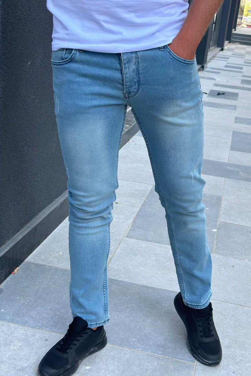 DENIM REGULAR MEN JEANS LIGHTBLUE/BZ - 3