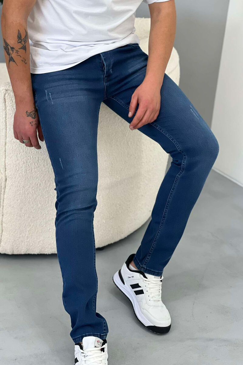 DENIM SLIM FIT MEN JEANS BLUE/BLU - 2