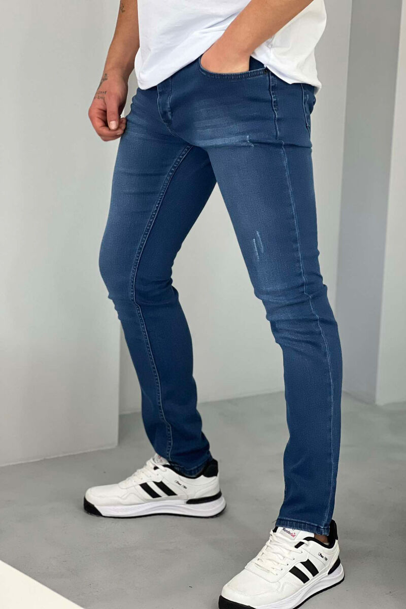 DENIM SLIM FIT MEN JEANS BLUE/BLU - 4