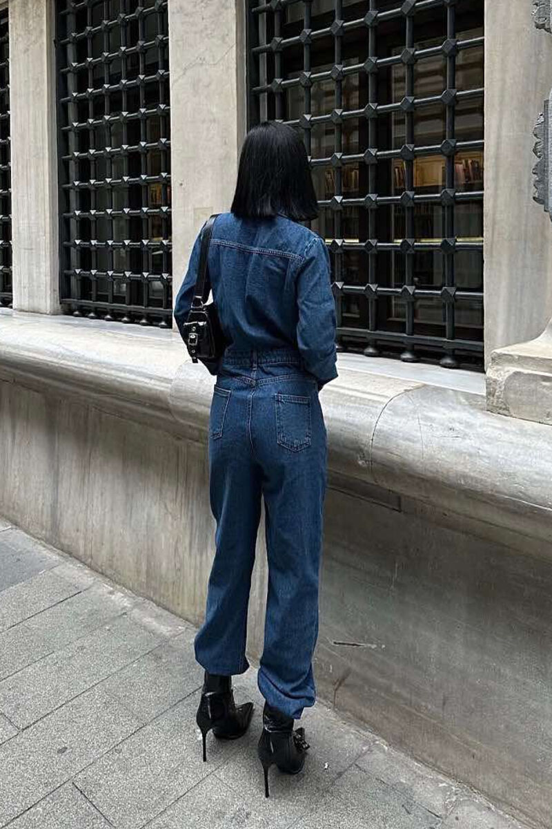 DENIM WOMAN JUMPSUIT BLUE/BLU - 2