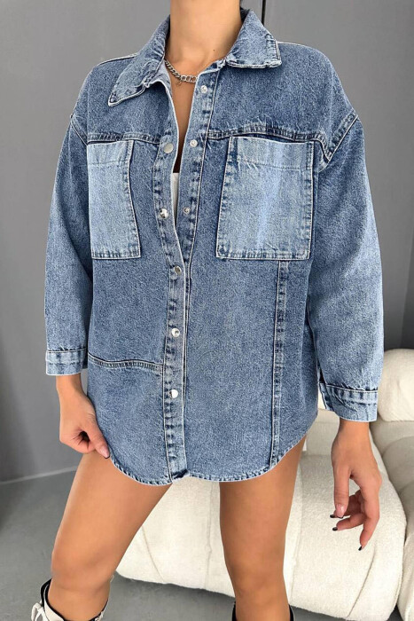 DENIM WOMEN JACKET LIGHTBLUE/BZ - 2