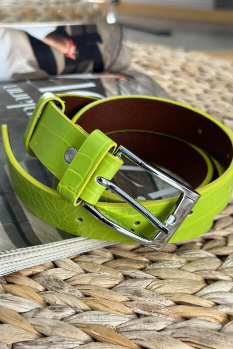 DESIGHN ONE COLOR WOMAN BELT NEON/NEON - 2