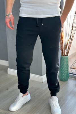 DESIGN ONE COLOR MEN SWEATPANTS BLACK/ E ZEZE 