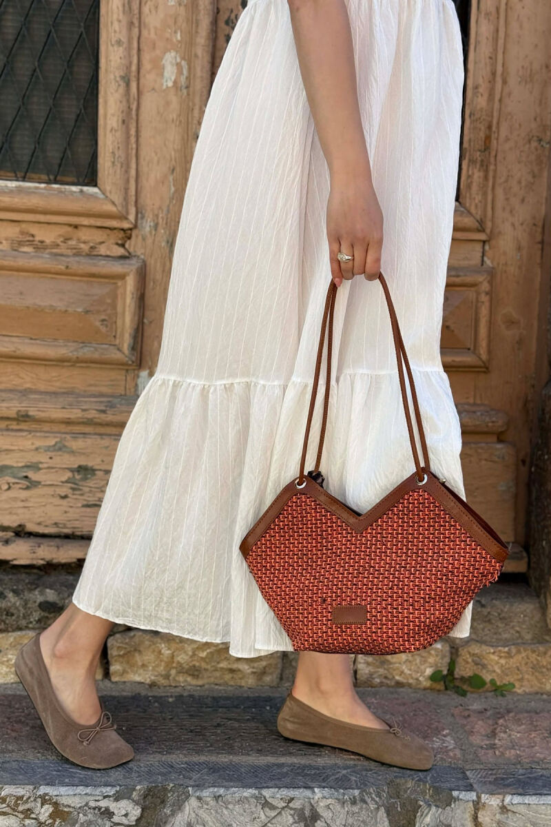 DIFFERENT DESIGN WOMAN BAG ORANGE/PORTOKALLI - 2