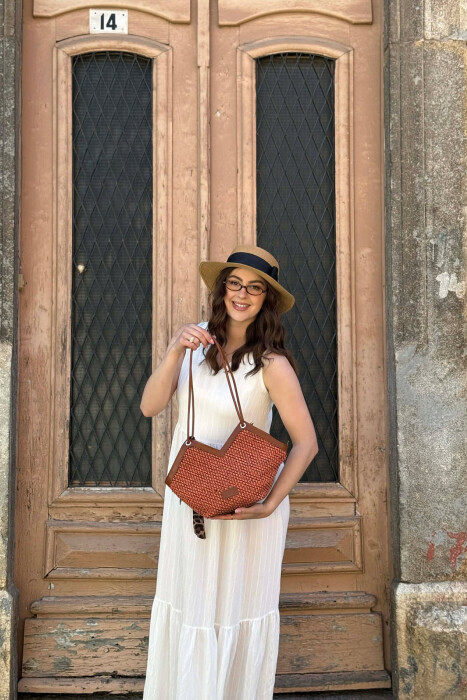 DIFFERENT DESIGN WOMAN BAG ORANGE/PORTOKALLI - 4