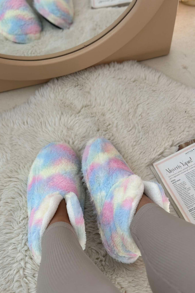 DIFFERENT COLORS ANKLE SLIPPERS WOMAN HOME SLIPPERS MULTIPLE/SHNGJ - 5