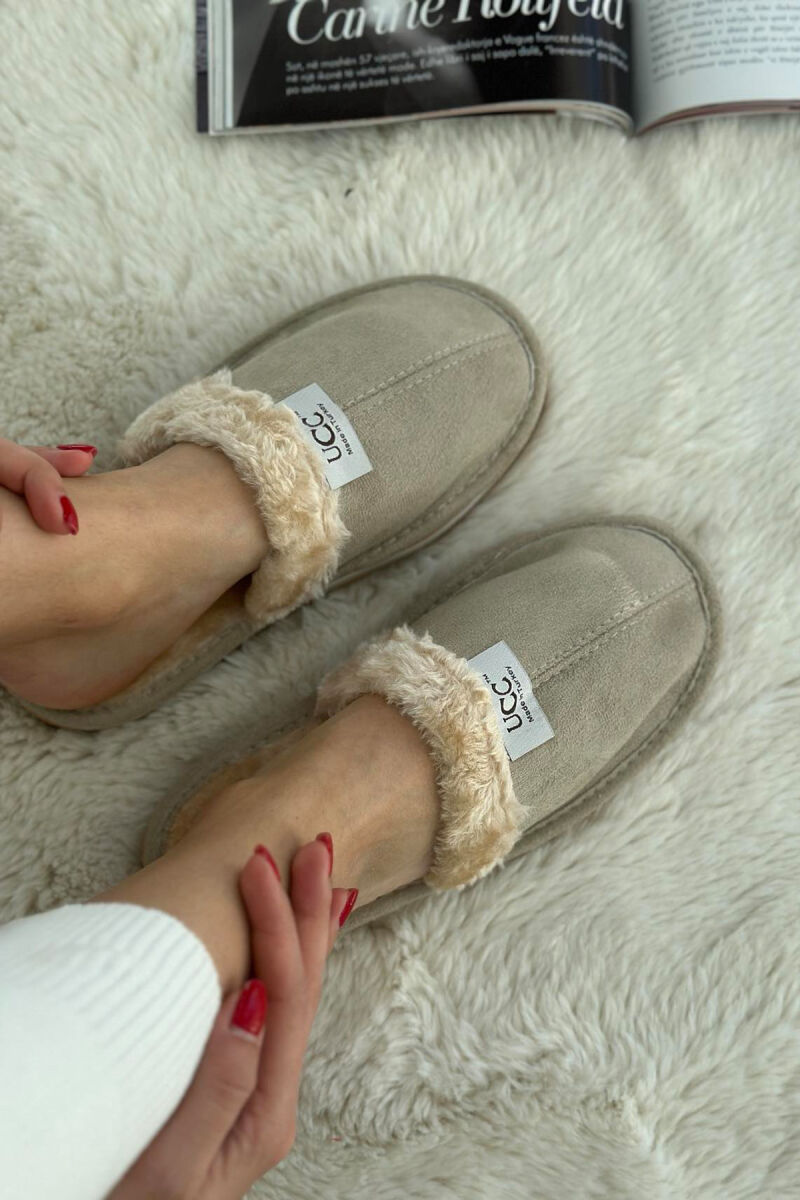 DIFFERENT COLORS WOMAN HOME SLIPPERS LIGHT BEIGE/BZHZB - 2