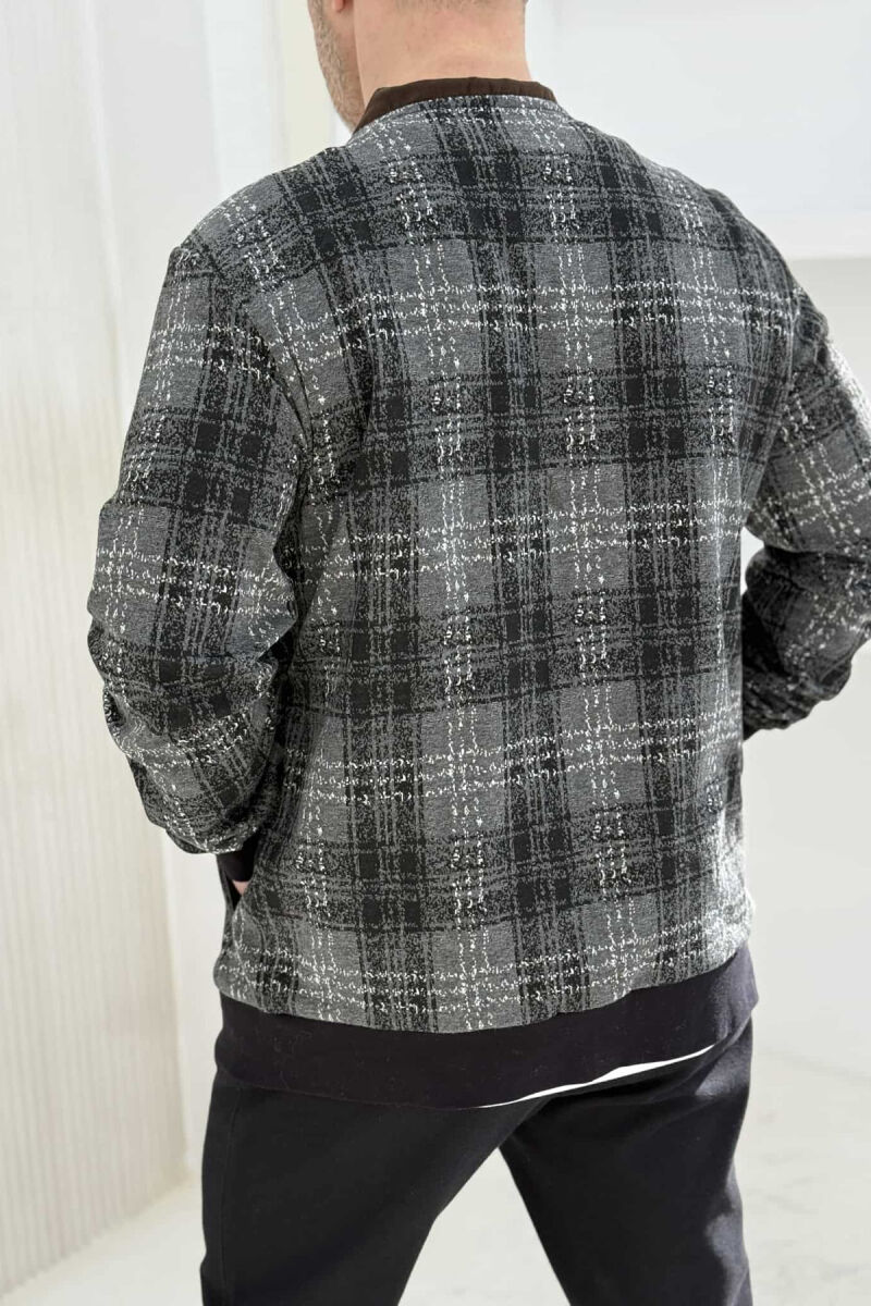 DIFFERENT DESIGN MEN CARDIGAN GREY/GRI - 3