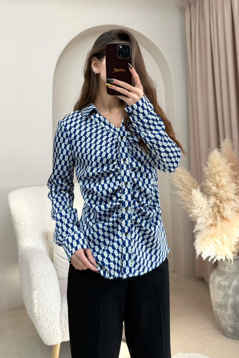 DIFFERENT DESIGN SIMPLE WOMEN SHIRT BLUE/BLU - 1