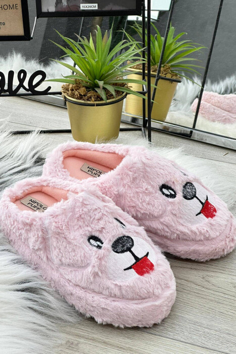 DOG HOME SLIPPERS WOMAN POWDER/PUDER - 2