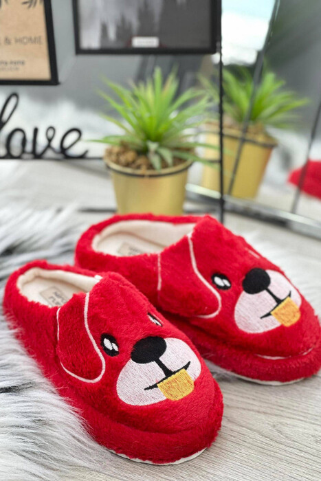 DOG HOME SLIPPERS WOMAN RED/E KUQE 