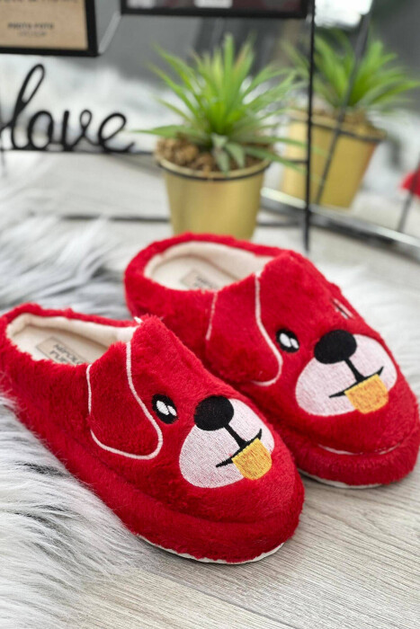 DOG HOME SLIPPERS WOMAN RED/E KUQE - 2