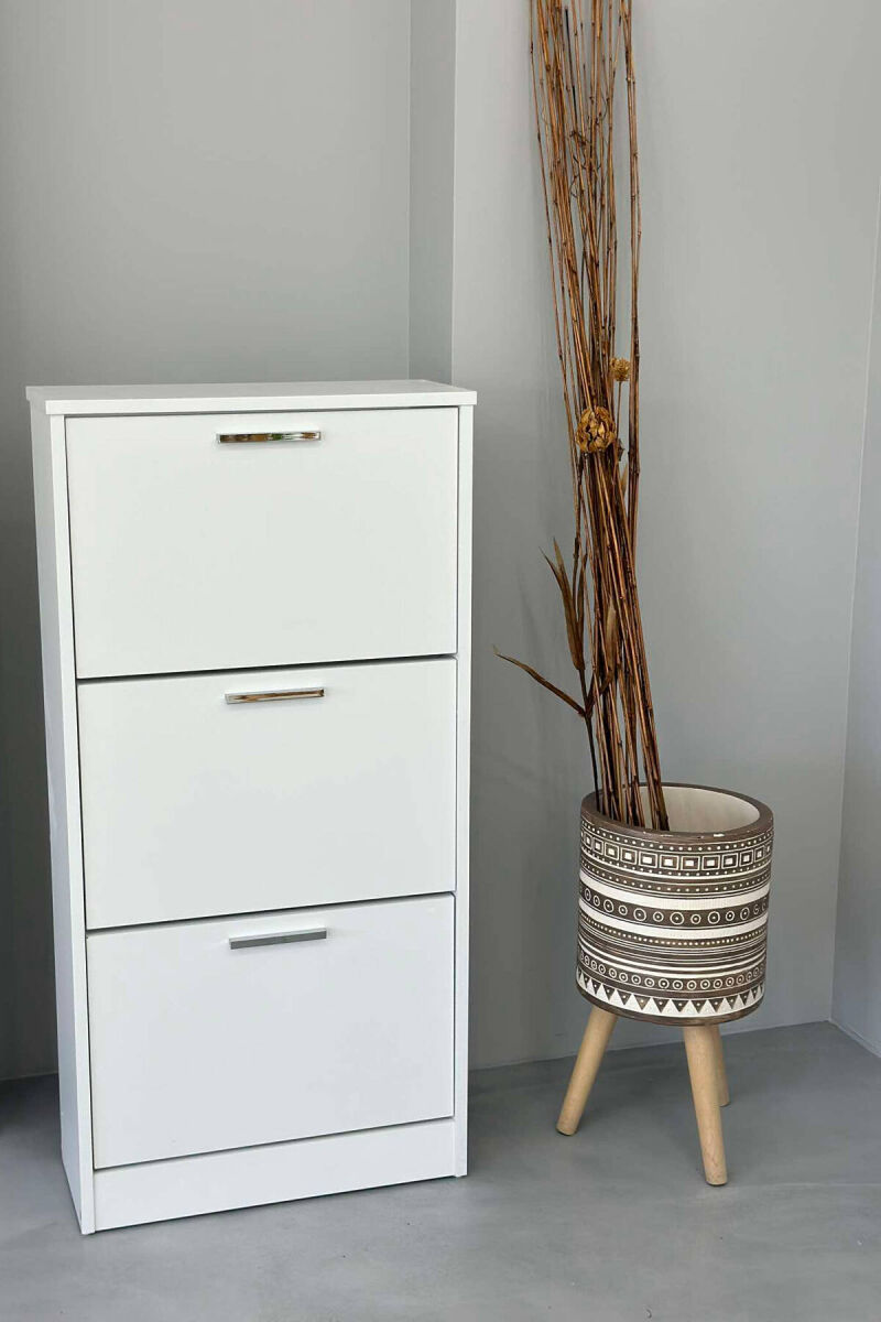 DOLLAP KËPUCËSH ME TRE KANATA NË NGJYRËN E BARDHË - 6