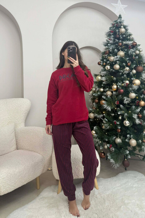 DREAM FRONT WRITTING WOMEN PYJAMAS RED/E KUQE - 1