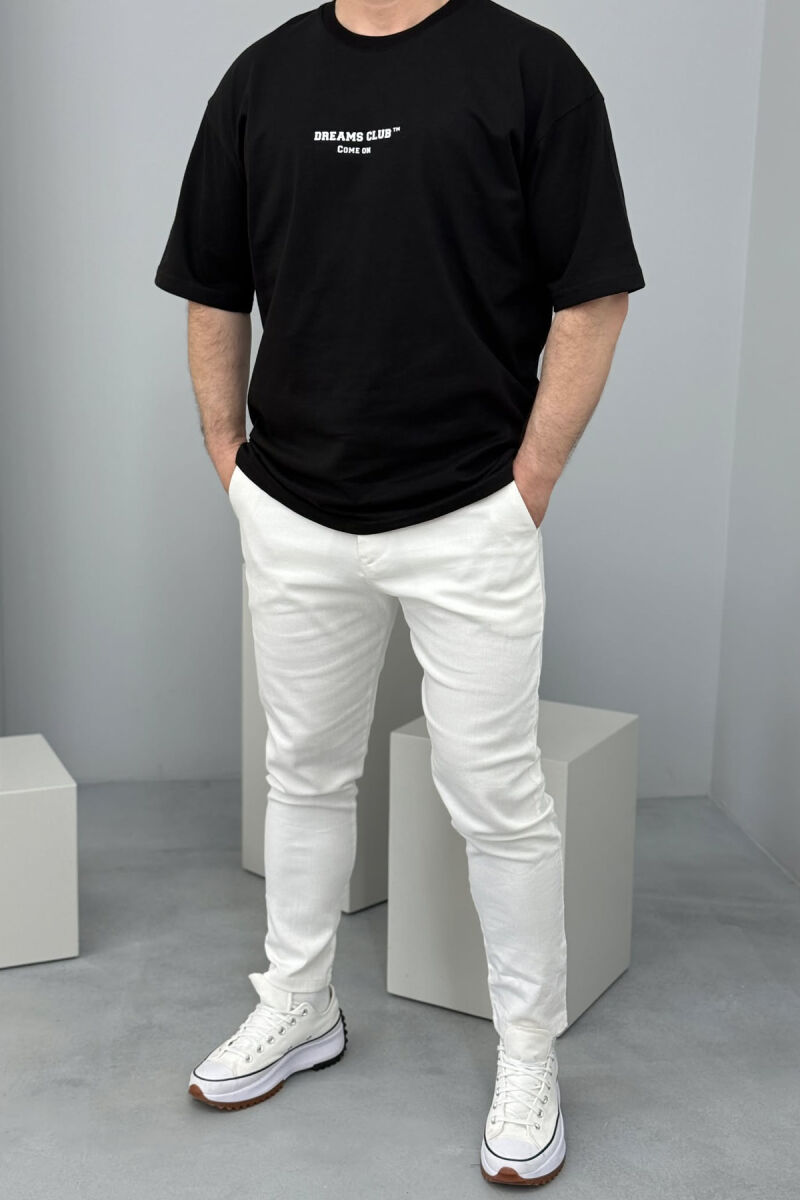 DREAMS CLUB WRITTING MEN T-SHIRT BLACK/ E ZEZE - 2