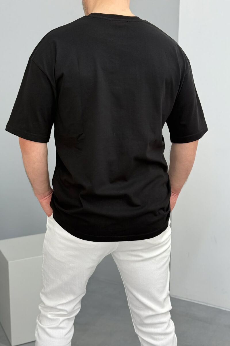 DREAMS CLUB WRITTING MEN T-SHIRT BLACK/ E ZEZE - 3