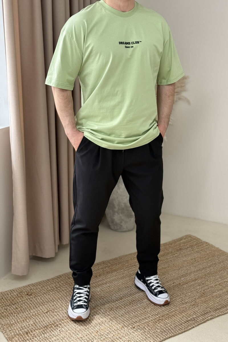 DREAMS CLUB WRITTING MEN T-SHIRT MINT/MENTE - 2