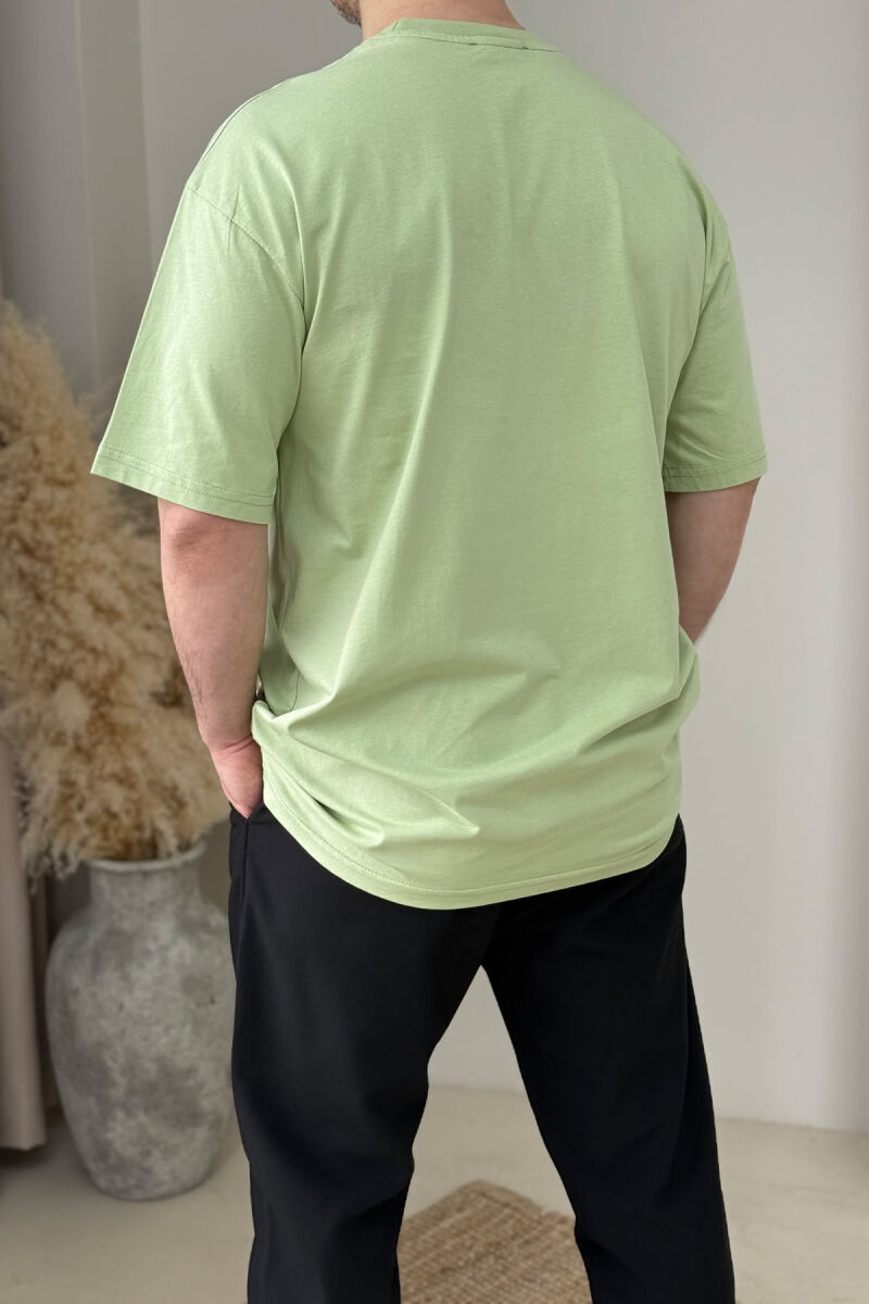 DREAMS CLUB WRITTING MEN T-SHIRT MINT/MENTE - 4