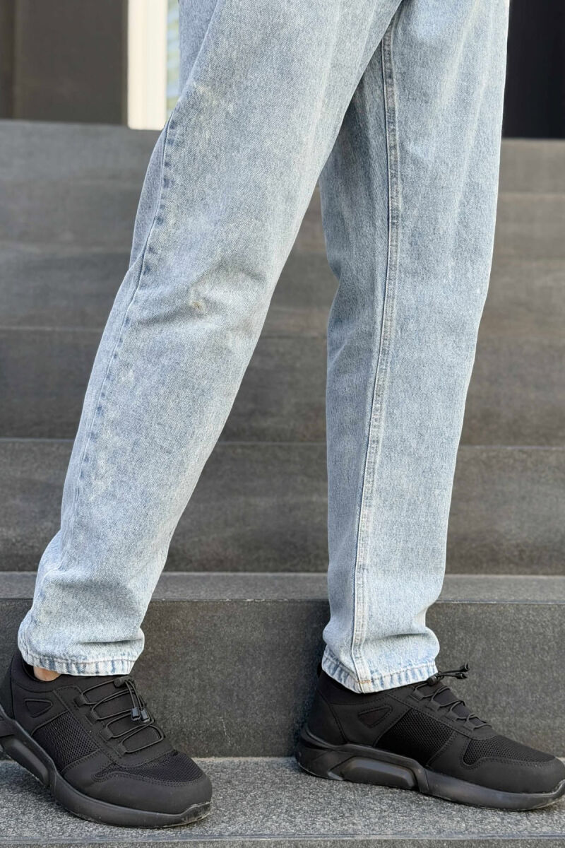 ELASTIC LACES SIMPLE EVERYDAY MEN SNEAKERS BLACK/ E ZEZE - 1