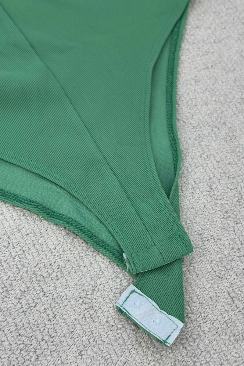 ELASTIC ONE COLOR WOMEN BODY GREEN/JESHILE - 5