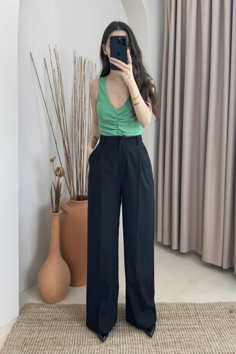 ELASTIC ONE COLOR WOMEN BODY GREEN/JESHILE - 6