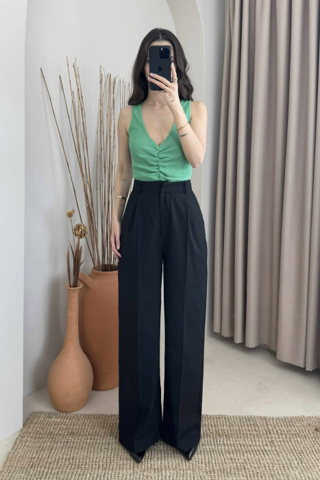 ELASTIC ONE COLOR WOMEN BODY GREEN/JESHILE - 7