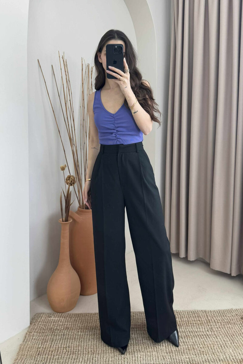 ELASTIC ONE COLOR WOMEN BODY PURPLE/LEJLA - 2