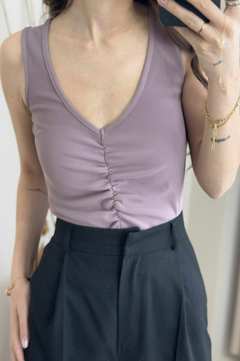 ELASTIC ONE COLOR WOMEN BODY VINEGAR/UTHULL - 3