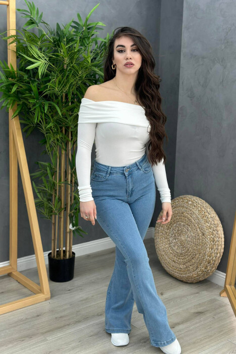 ELASTIC SIMPLE WOMAN JEANS LIGHTBLUE/BZ - 3