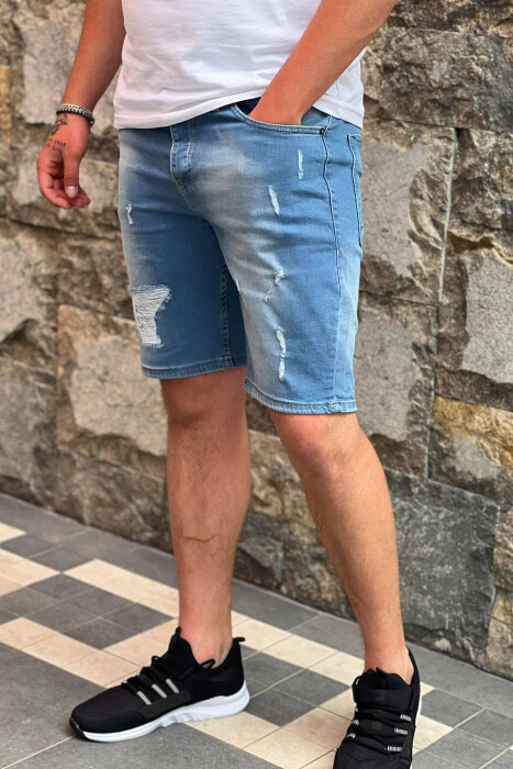 EVERYDAY MAN SHORT JEANS LIGHTBLUE/BZ - 3