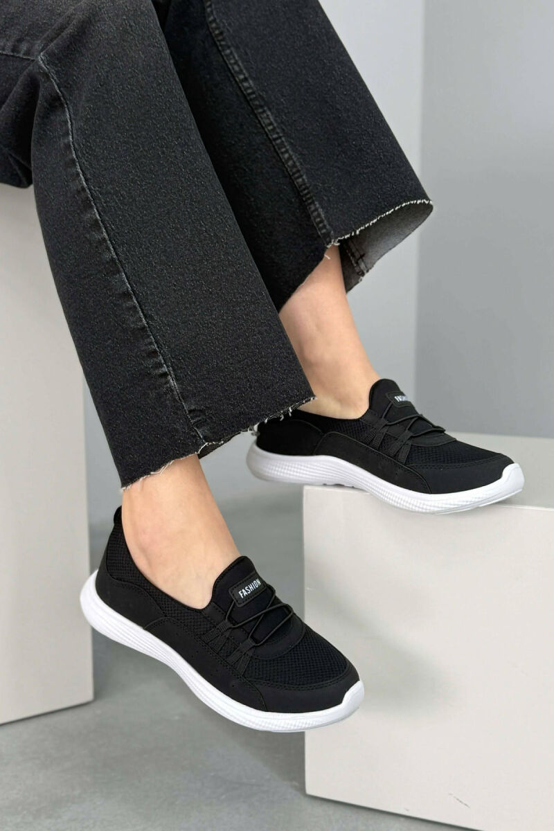 EVERYDAY SIMPLE COMFORT WOMEN SNEAKERS BLACK-WHITE/ZEBA - 2