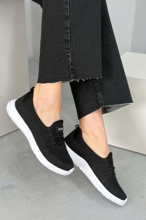 EVERYDAY SIMPLE COMFORT WOMEN SNEAKERS BLACK-WHITE/ZEBA - 3