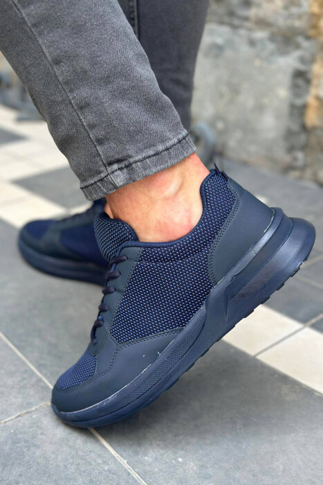 EVERYDAY SIMPLE RUNNING MEN SNEAKERS BLUE/BLU - 3