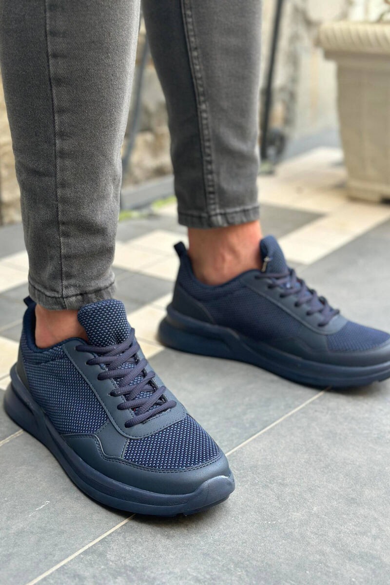 EVERYDAY SIMPLE RUNNING MEN SNEAKERS BLUE/BLU - 4