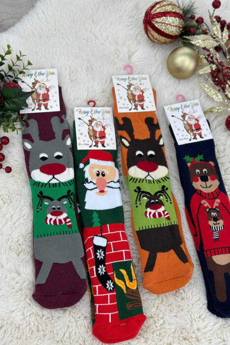 FOUR FESTIVE DESIGN SOCKS MULTIPLE/SHNGJ - 6