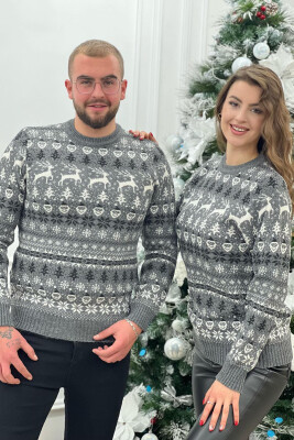 FESTIVE DESIGN UNISEX SWEATER GREY/GRI 