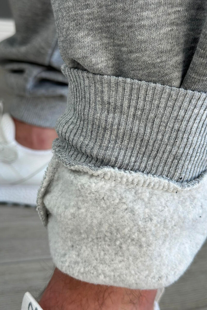 FLUFFY ATHLETIC MEN SWEATPANTS GREY/GRI - 3